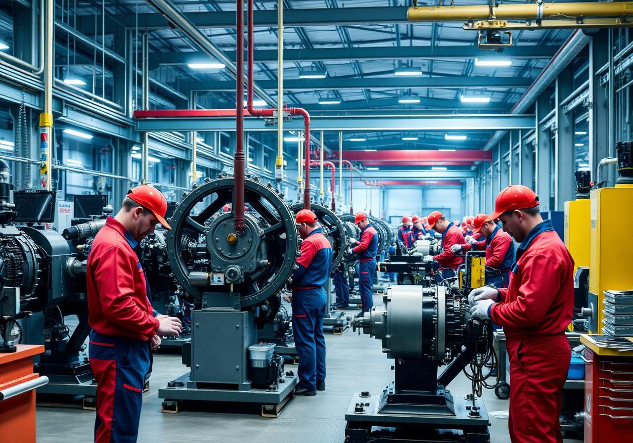 Atelier de maintenance industrielle