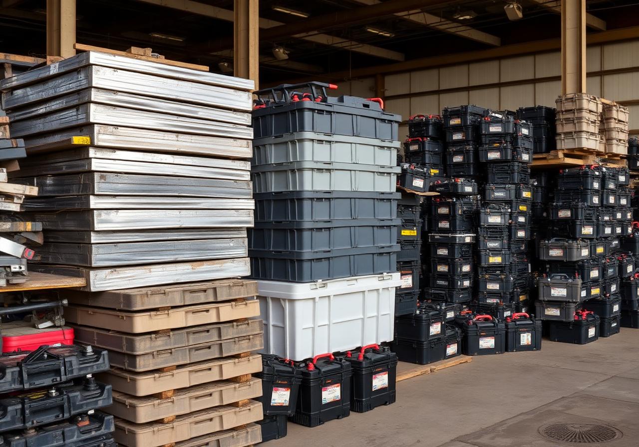 Recyclage de batteries et ferrailles
